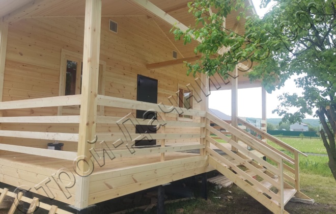 4 Каркасно-щитовой 8.5х8.0м, 68 М², Тульская область, Ефремовский район, деревня Лубянка. (10)